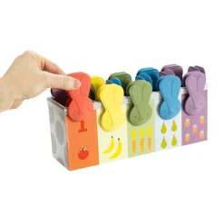 Pinzas conejo caja actividades motricidad evolutiva