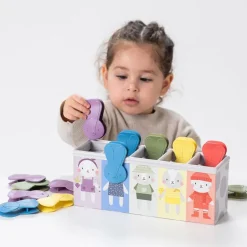 Pinzas conejo caja actividades motricidad evolutiva