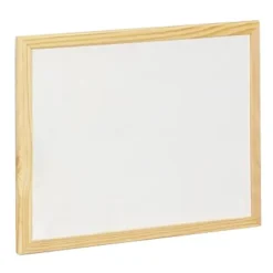 Pizarra blanca 60x90cm. con marco de madera