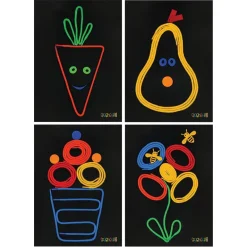 Pizarra para dibujar con cordones Spaghetti pad start