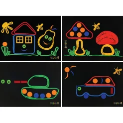 Pizarra para dibujar con cordones Spaghetti pad start