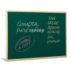 Pizarra verde 60x40cm. con marco de madera