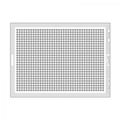 Placa pinchos 16x21,5cm unidad.