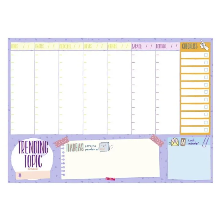 Planificador A4 Talkual semana vista Pro