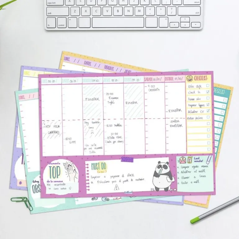 Planificador A4 Talkual semana vista Pro