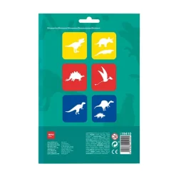 Plantillas estarcir dinosaurios 6 unidades