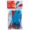 Plumas grandes de colores 9 a 17cm 100 unidades