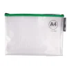 Portatodo A4 Zipper Bag transparente