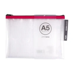 Portatodo A5 Zipper Bag transparente
