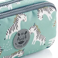 Portatodo doble rectangular Zebra reciclado