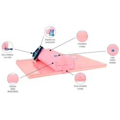 Portatodo rectangular Kangoo Teens colores surtidos