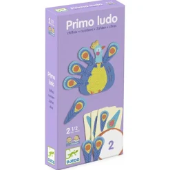 Primo Ludo números 1 al 4 pavo real