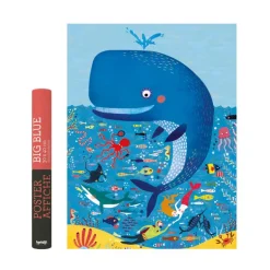 Póster big blue ballena 30x40cm