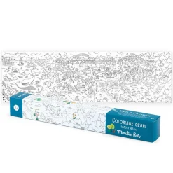 Póster para colorear Exploradores 150x45cm