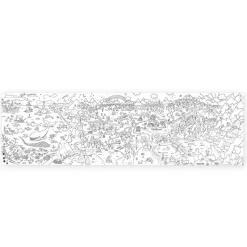 Póster para colorear Exploradores 150x45cm