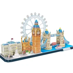Puzzle 3D city line Londres 107 piezas