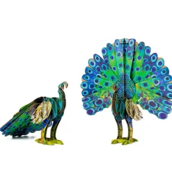 Puzzle eco 3D pavo real 108 piezas