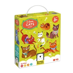 Puzzle I love cats 40 piezas