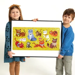 Puzzle I love cats 40 piezas