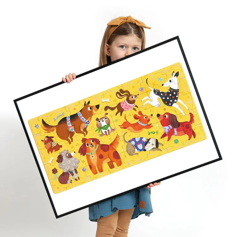 Puzzle I love dogs 40 piezas