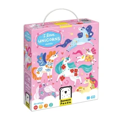 Puzzle I love unicorns 60 piezas