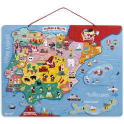 Puzzle magnético Península Ibérica 60 piezas