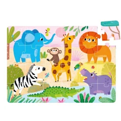 Puzzle wild jumbo safari 24 piezas