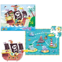 Puzzle XXL piratas 48 piezas