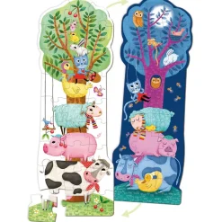 Puzzle XXL reversible día y noche brilla oscuridad 27 piezas