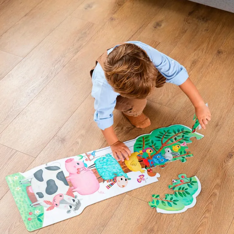 Puzzle XXL reversible día y noche brilla oscuridad 27 piezas