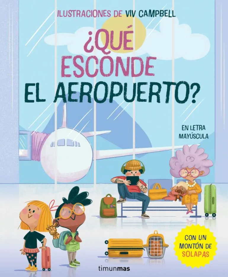 ¿Qué esconde el aeropuerto? Libro con solapas