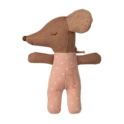Ratoncito bebé dormido/despierto rosa 8cm. Maileg