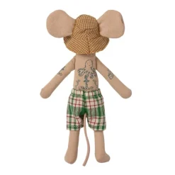 Ratoncito tatuado caseta playa Maileg