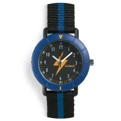 Reloj de pulsera flash azul