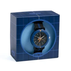 Reloj de pulsera flash azul