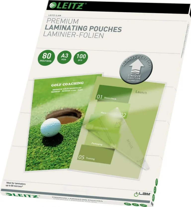 Repuesto para plastificadora térmica A3 100 unidades 80 micras