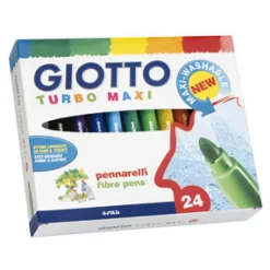 Rotulador 24 colores Turbo Maxi Giotto