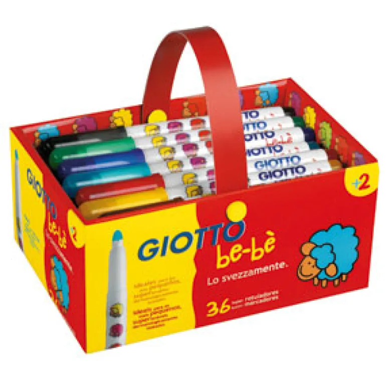 Rotulador 36 colores Giotto be- bé