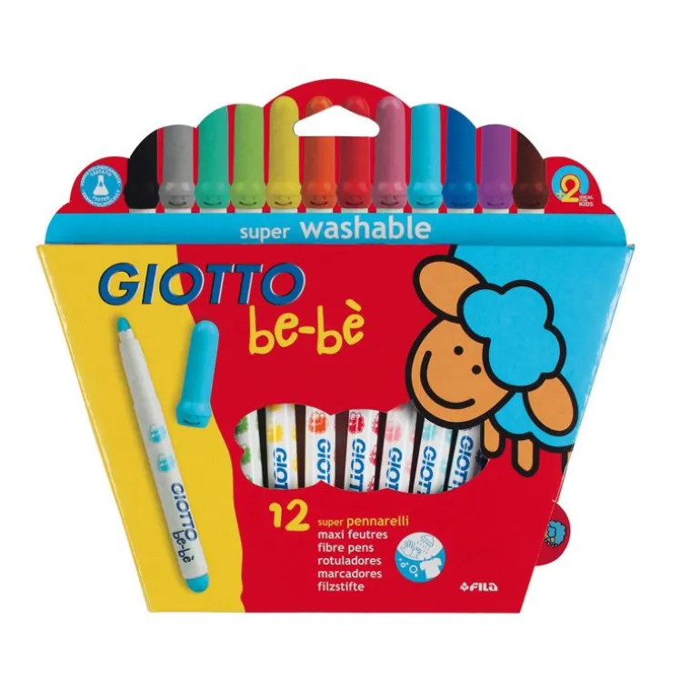 Rotulador 12 colores Giotto be-bé