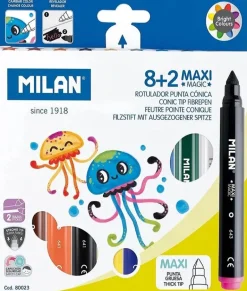 Rotulador 8 colores y 2 rotuladores mágicos