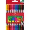 Rotulador doble punta 20 colores Faber-Castell