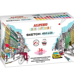 Rotulador doble punta Sketch 36 colores Color Experience