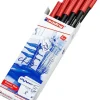 Rotulador Edding 1300 caja 10 rojo. Caja de 10 uds
