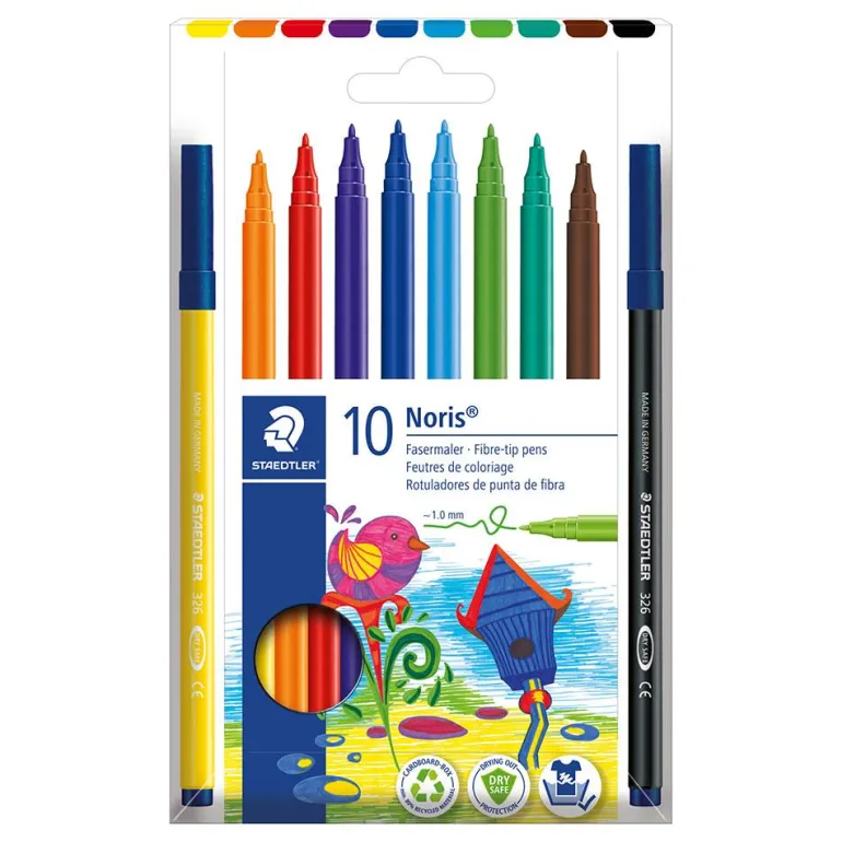 Rotulador Noris 10 colores Staedtler