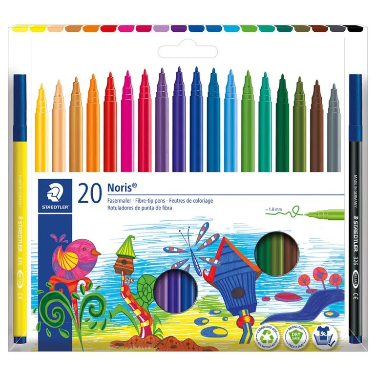 Rotulador Noris 20 colores Staedtler
