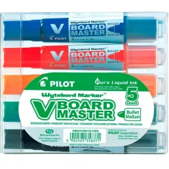 Rotulador pizarra blanca recargable 5 colores V Board Master