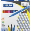 Rotulador triangular 12 colores Milan