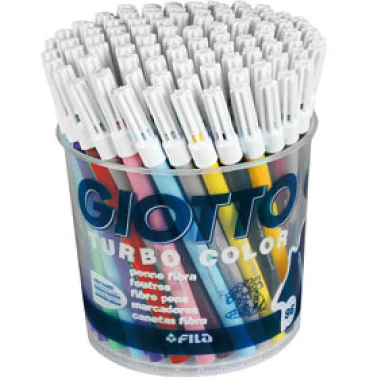 Rotuladores 96 colores turbo Giotto