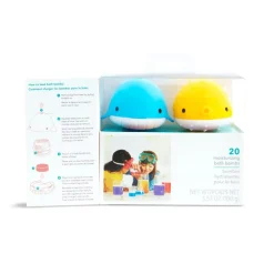 Set 2 animales dispensadores Color Buddies con 20 bombas de baño