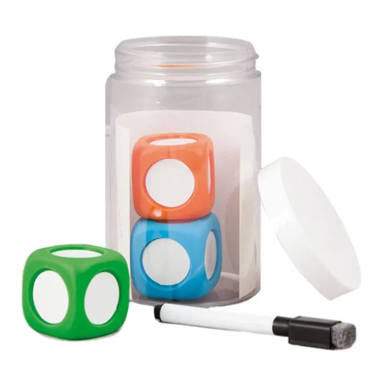 Set 3 dados reescribibles